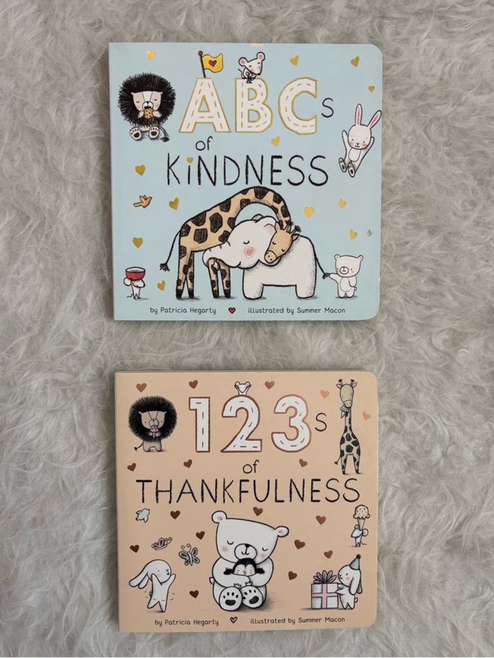 ABC's of Kindness & 123's of Thankfulness Baby Board Book Set